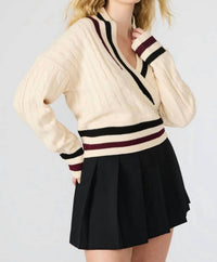 Steve Madden - Addison Faux Wrap Sweater