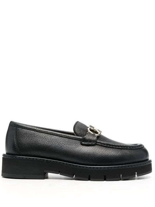 Salvatore Ferragamo - Women's Buckle-detail Leather Loafers