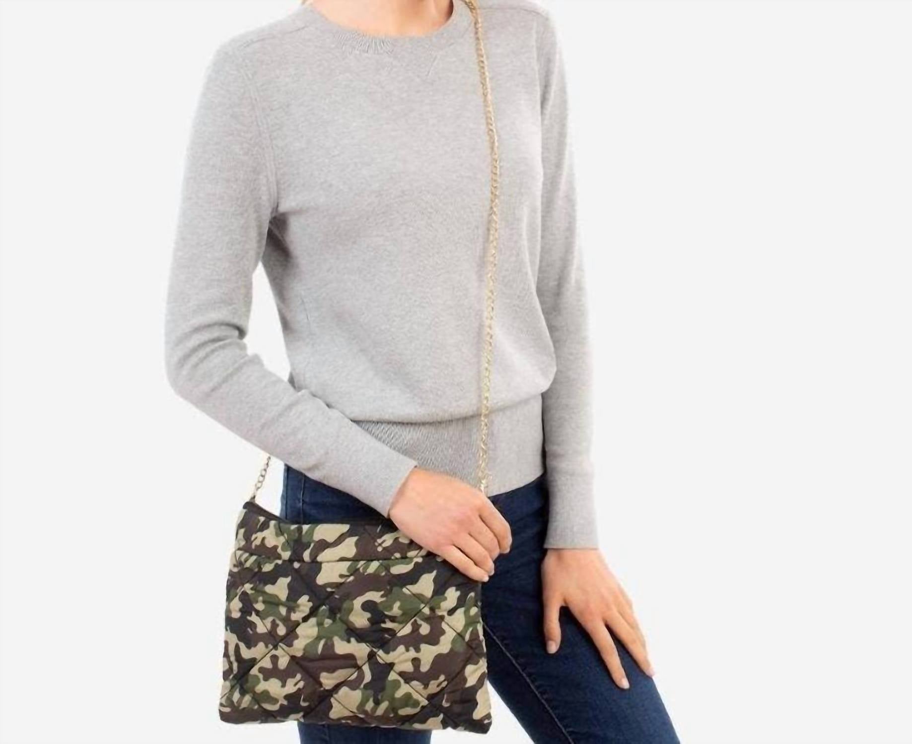 Judson & Company - Women's Puffer 3 Way Crossbody Wristlet And Clutch Purse