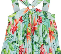 Mayoral - Girl's Pleated Printed Dress