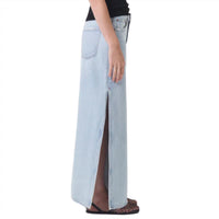 AGOLDE Women's Astrid Slice Skirt in fragment - women's skirt - alternate view