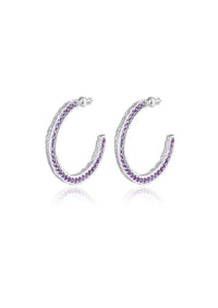Classicharms - Women's Molten C Hoop Earrings
