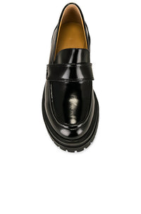 Tony Bianco Women's Wiz Leather Loafer in black hi shine - women's flats - view 5
