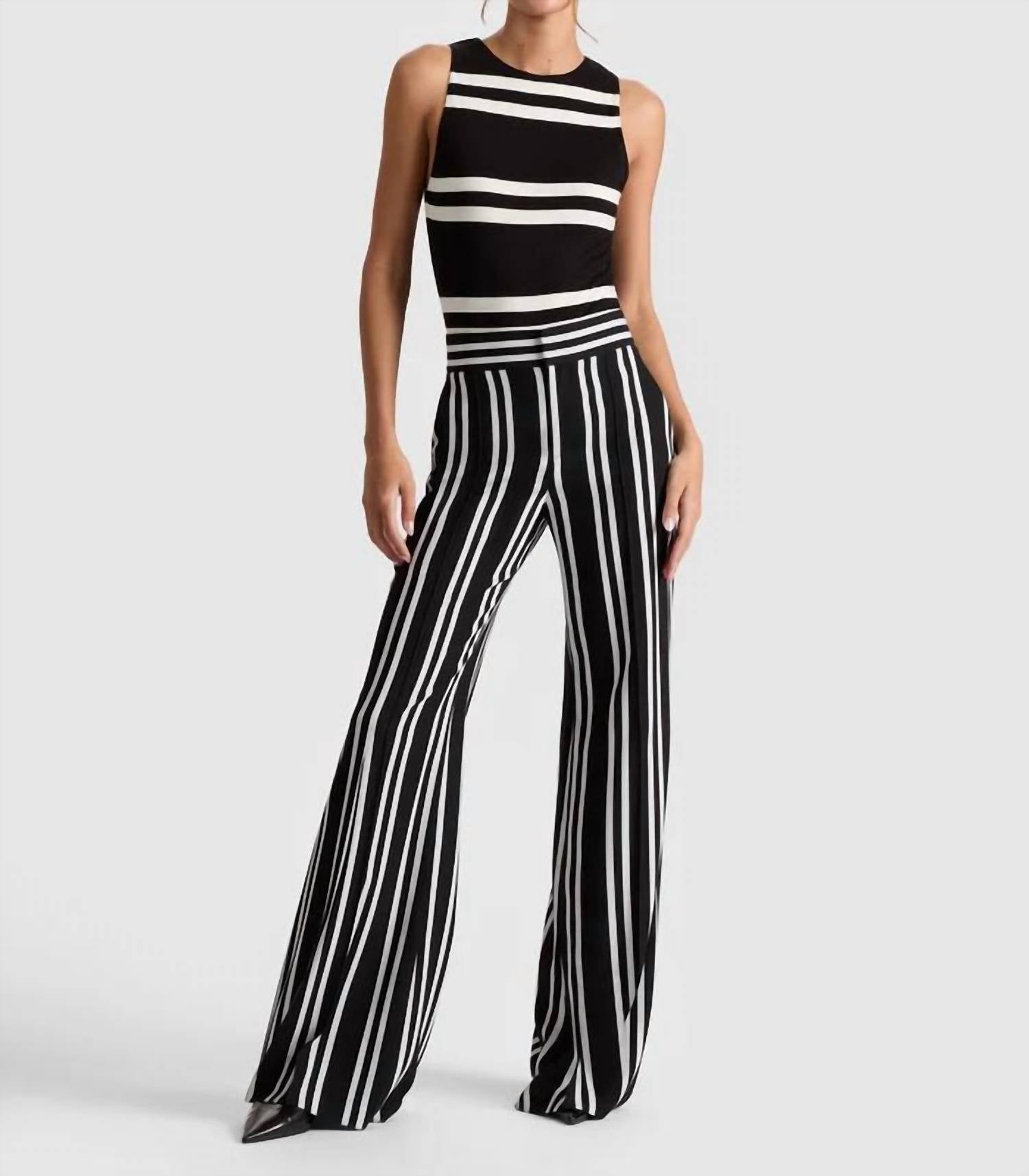 Alice + Olivia - Dylan Paddleboard Stripe Pant
