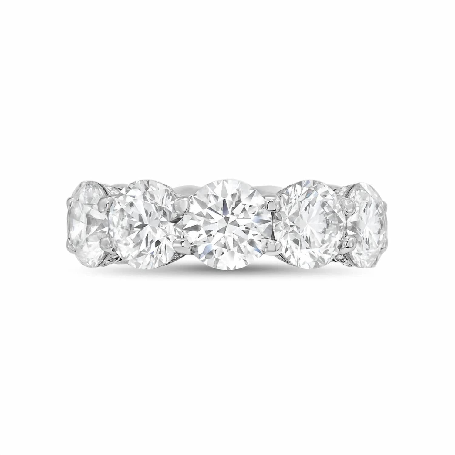 Diana M Jewels - Women's Round Lab-Grown Diamond Eternity Band (13.00 Ct) - Signature