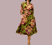 Uncle Frank - Brooke Blooms Midi Dress
