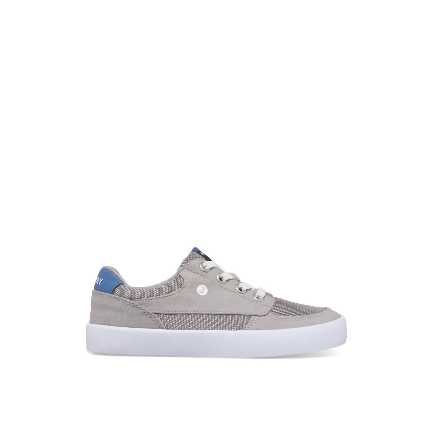 Sperry Kid's Boardwalk Washable Sneaker in grey - kids' sneaker