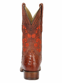 El General Western Wear - Women’s Rose Of Texas Exotic Ostrich Cowboy Boots