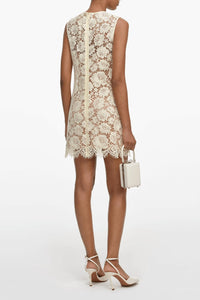 Self-Portrait - Fine Lace Mini Dress
