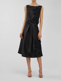 Kay Unger - Anita Floral Applique Top