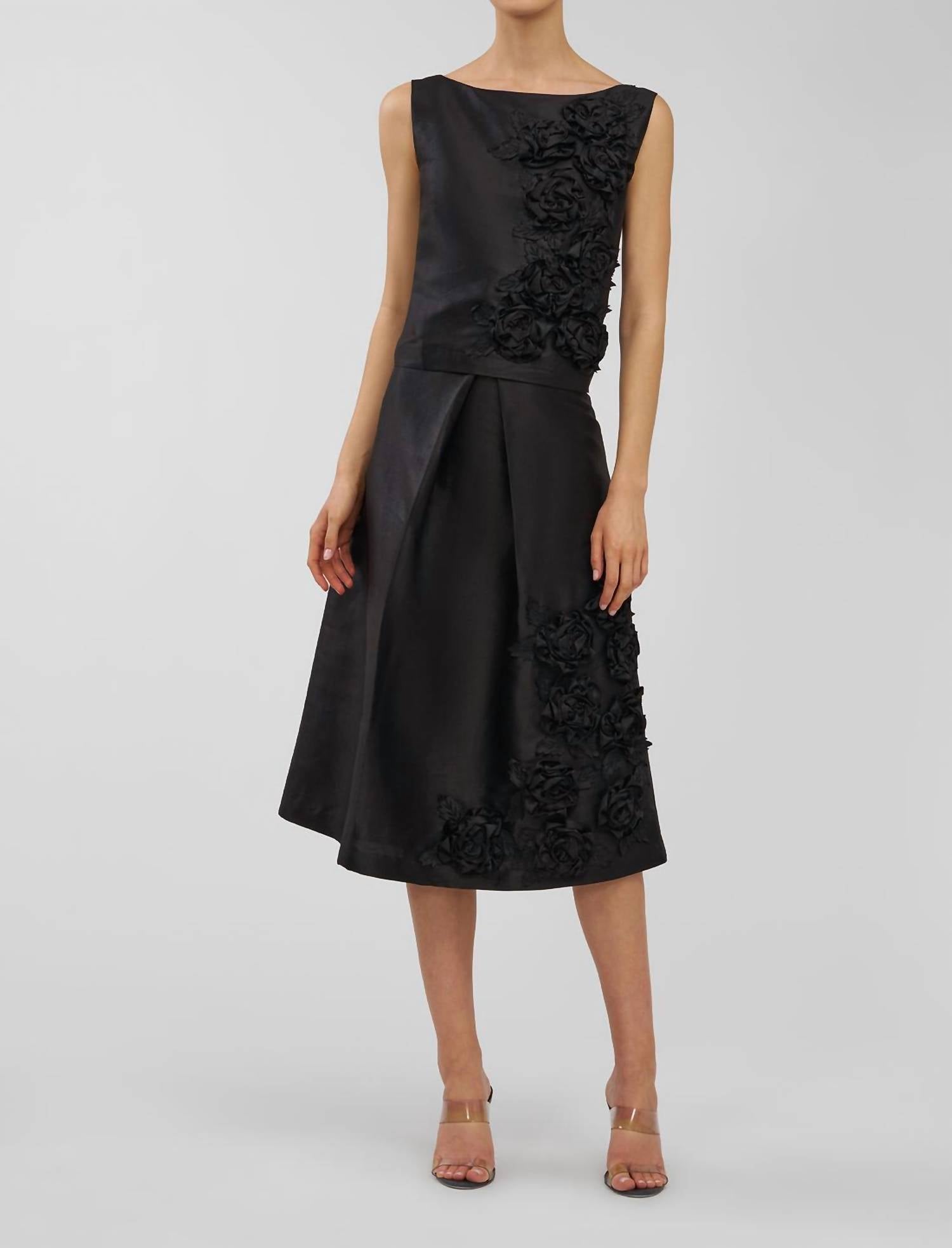 Kay Unger - Anita Floral Applique Top