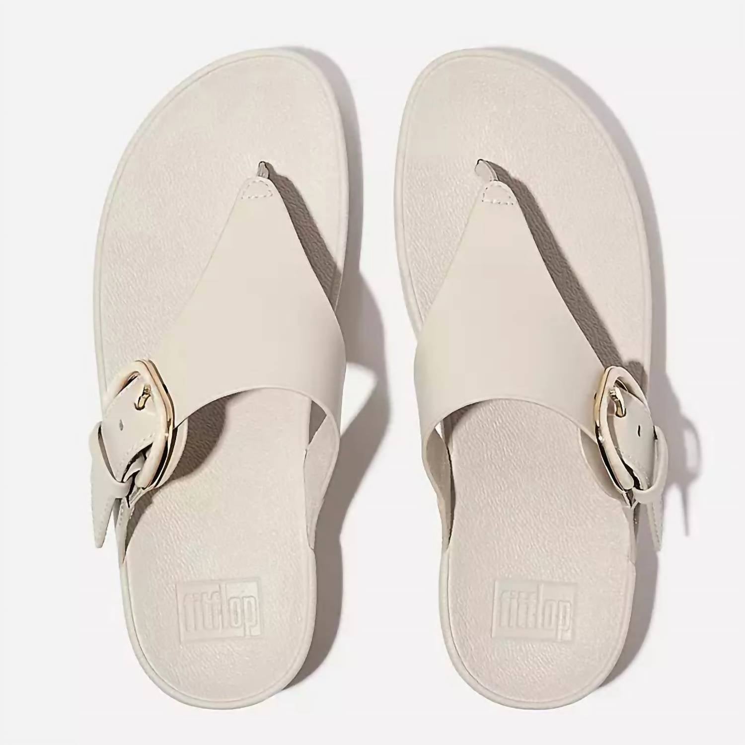 Fitflop - Women's Lulu Resin Buckle Toe Post Sandal