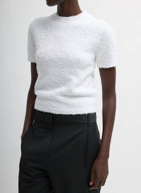 Tibi Serviette Baby T-shirt in white 1 - women's t-shirt