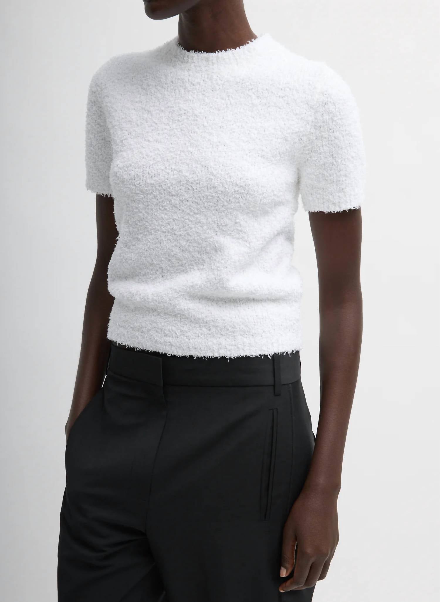 Tibi Serviette Baby T-shirt in white 1 - women's t-shirt