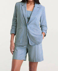 Cinq A Sept - Chambray Heatset Kylie Jacket