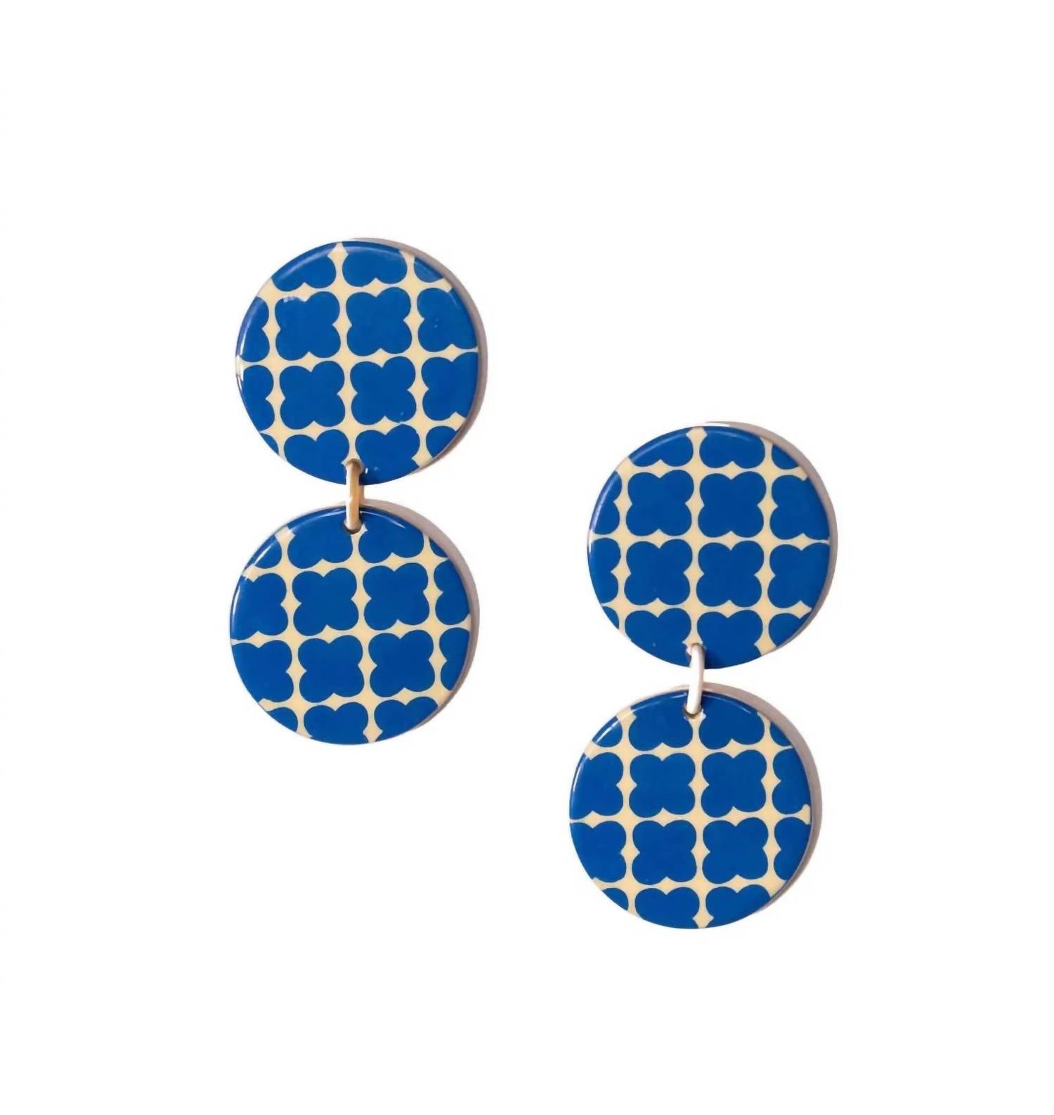 Sunshine Tienda - Women's Dot Double Dangle Earrings
