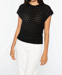 Kinross - Braided Cable Sleeveless Crew Pullover