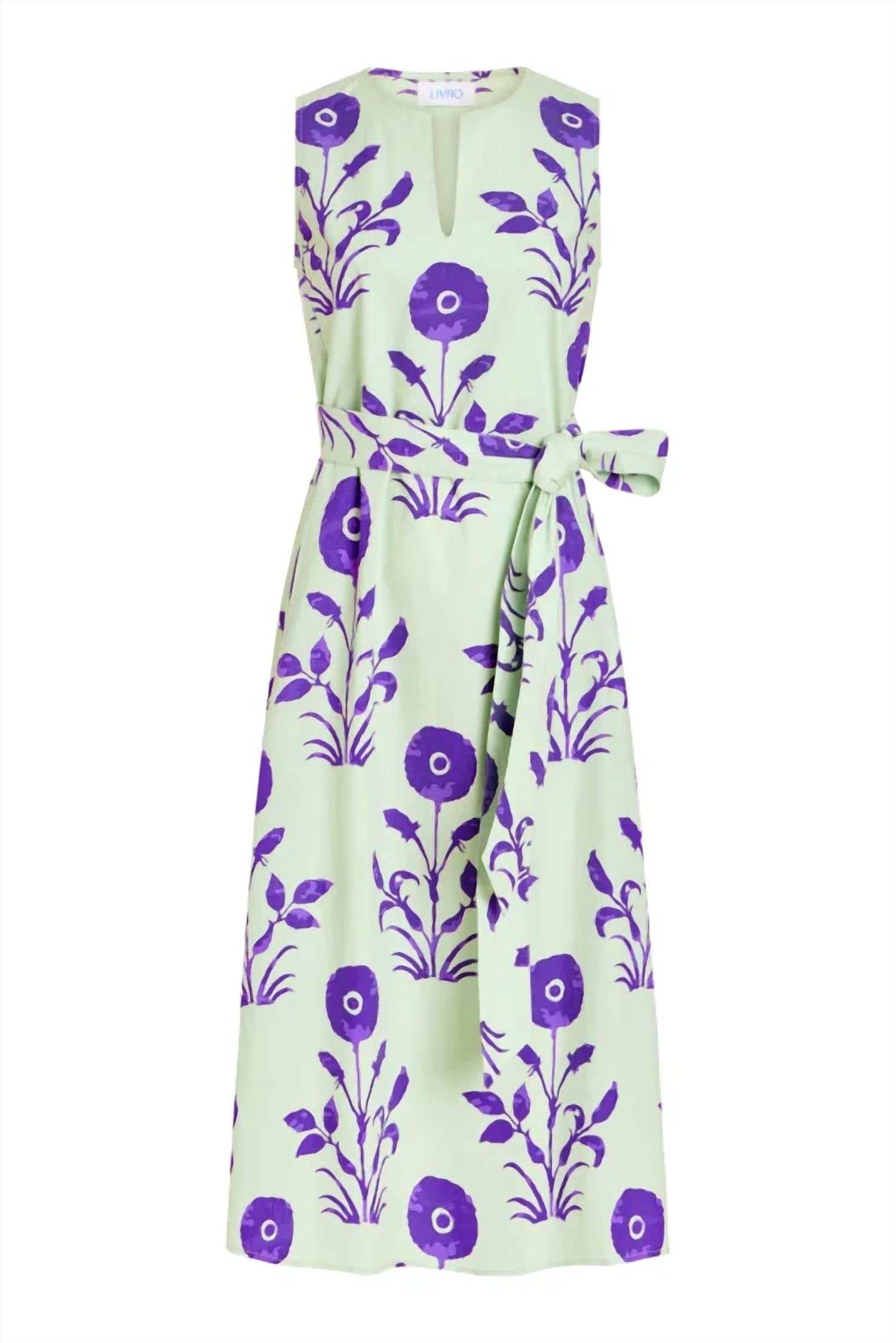 Livro - Annie V-neck Midi Dress