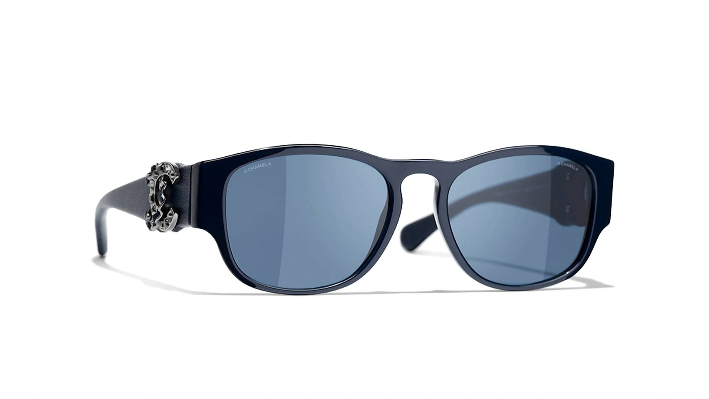 Chanel - Rectangle Non Polarized Sunglasses 5455qb - 164380