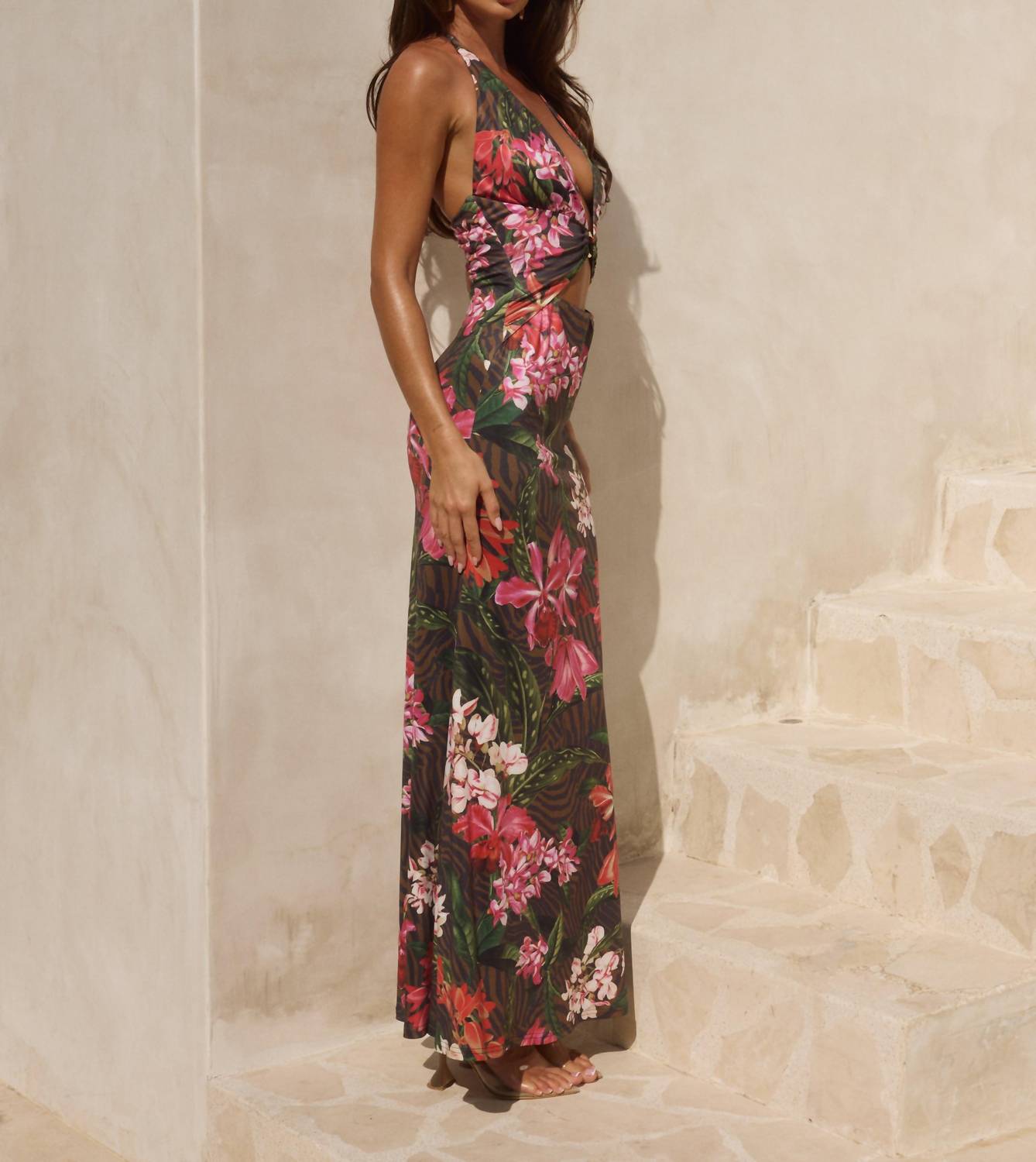 Runaway The Label - Halston Halter Maxi Dress