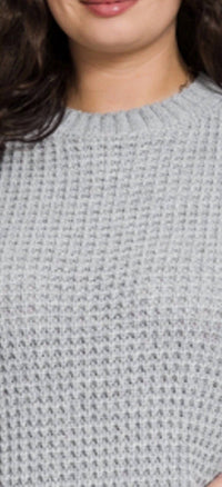 Zenana - Pullover Knit Sweater - Plus