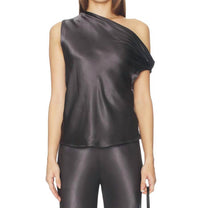 Enza Costa - Satin Bias Off-shoulder Top