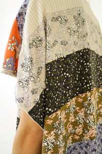 Mystree - Mixed Print Flowy Cardigan
