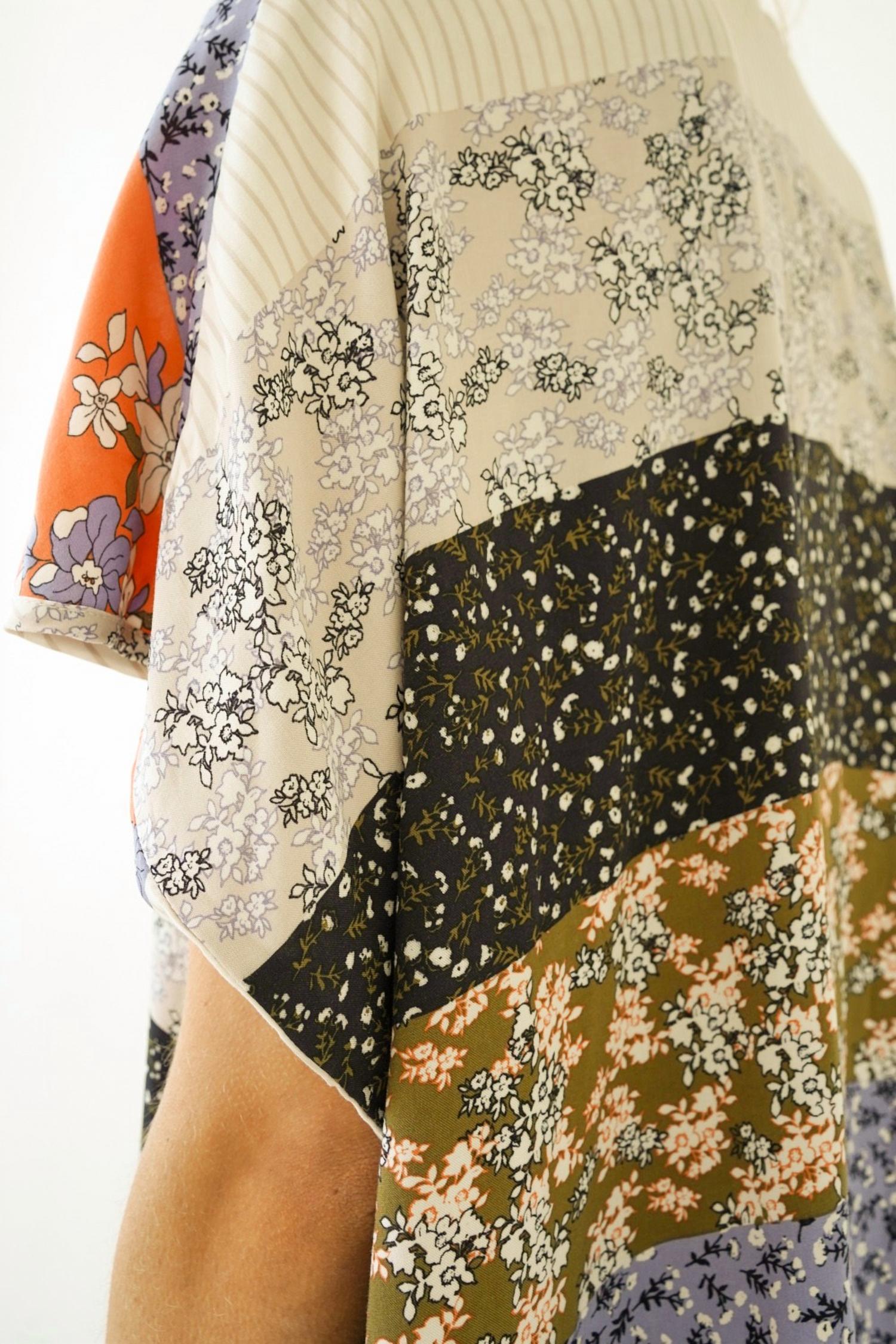 Mystree - Mixed Print Flowy Cardigan