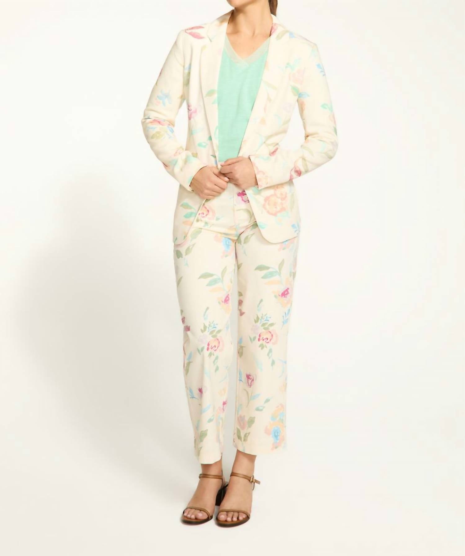 Fdj - Textured Print Blazer