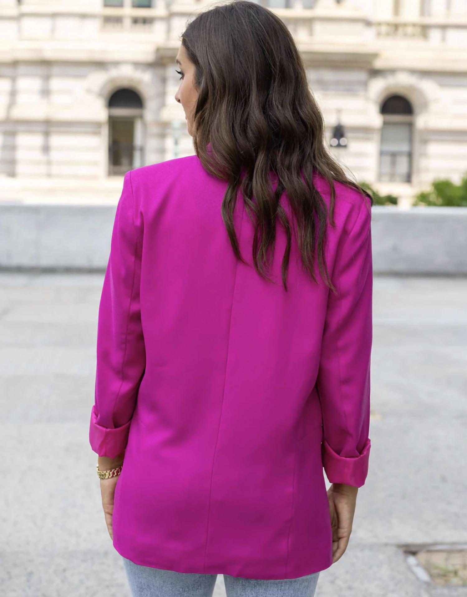 Grace & Lace - Pocketed Fashion Blazer