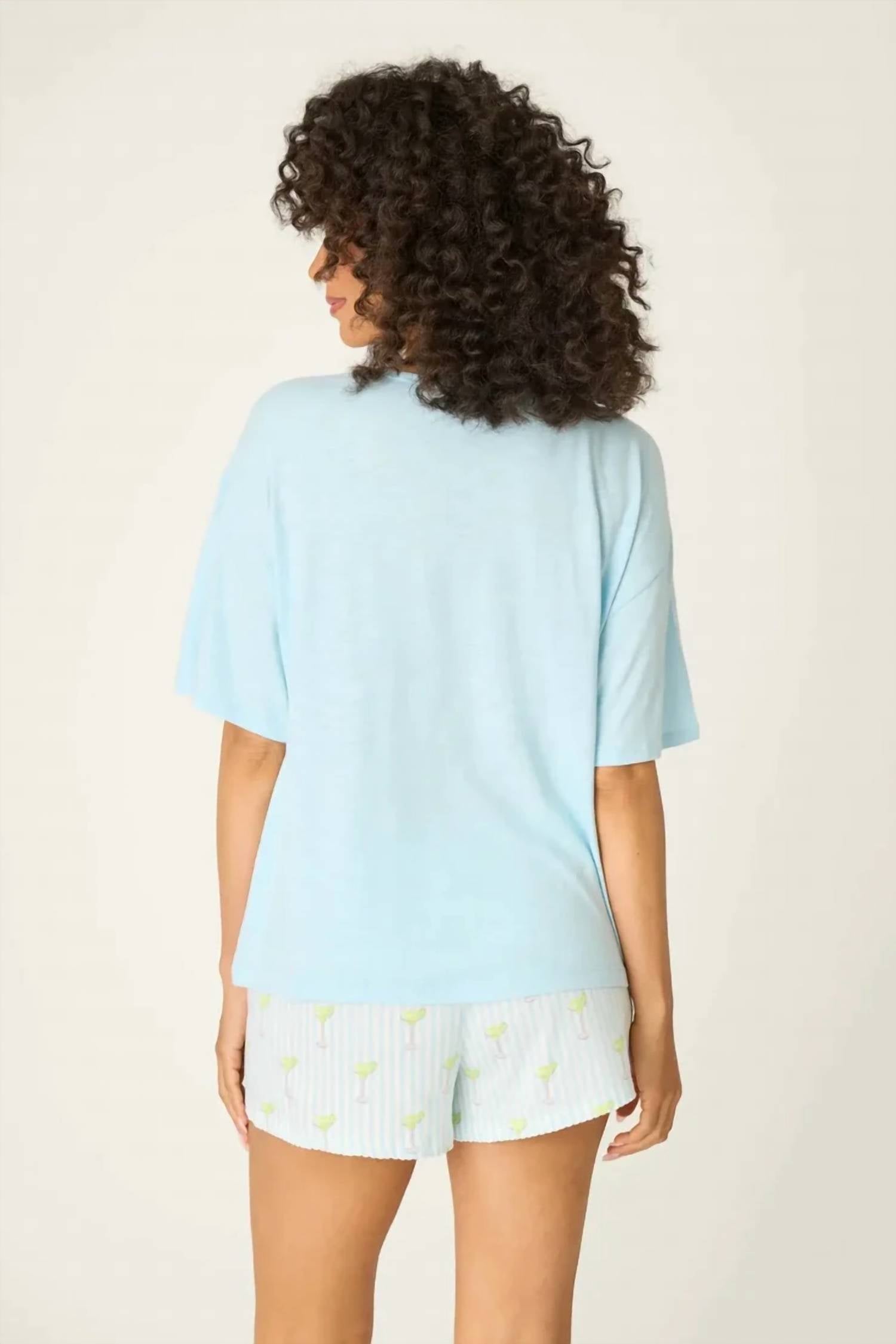 Pj Salvage - Playful Print Feelin Salty Short Sleeve Tee