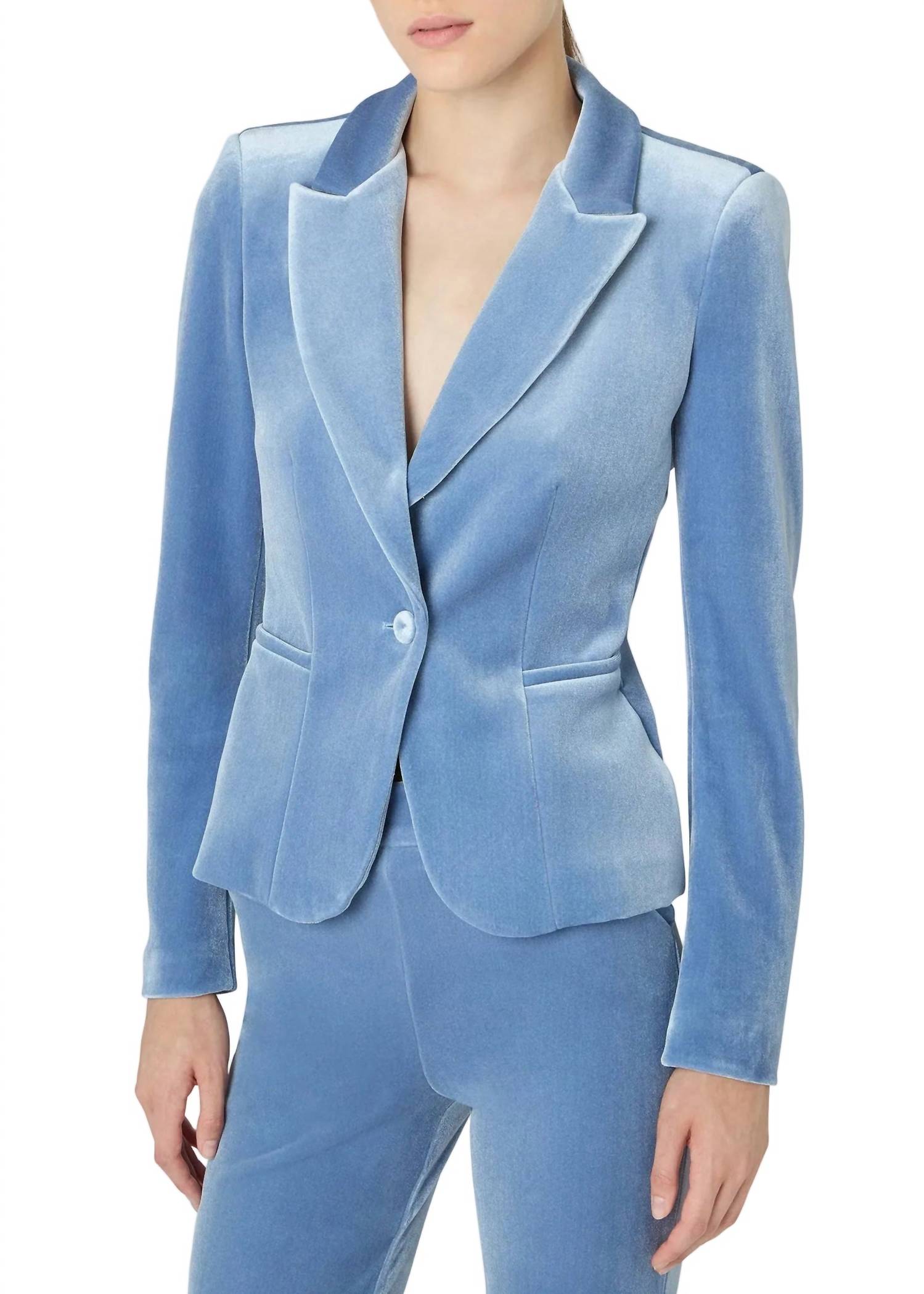 Chiara Boni - Gomb Velvet Blazer