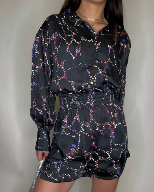 Elan - Cassie Long Sleeve Romper