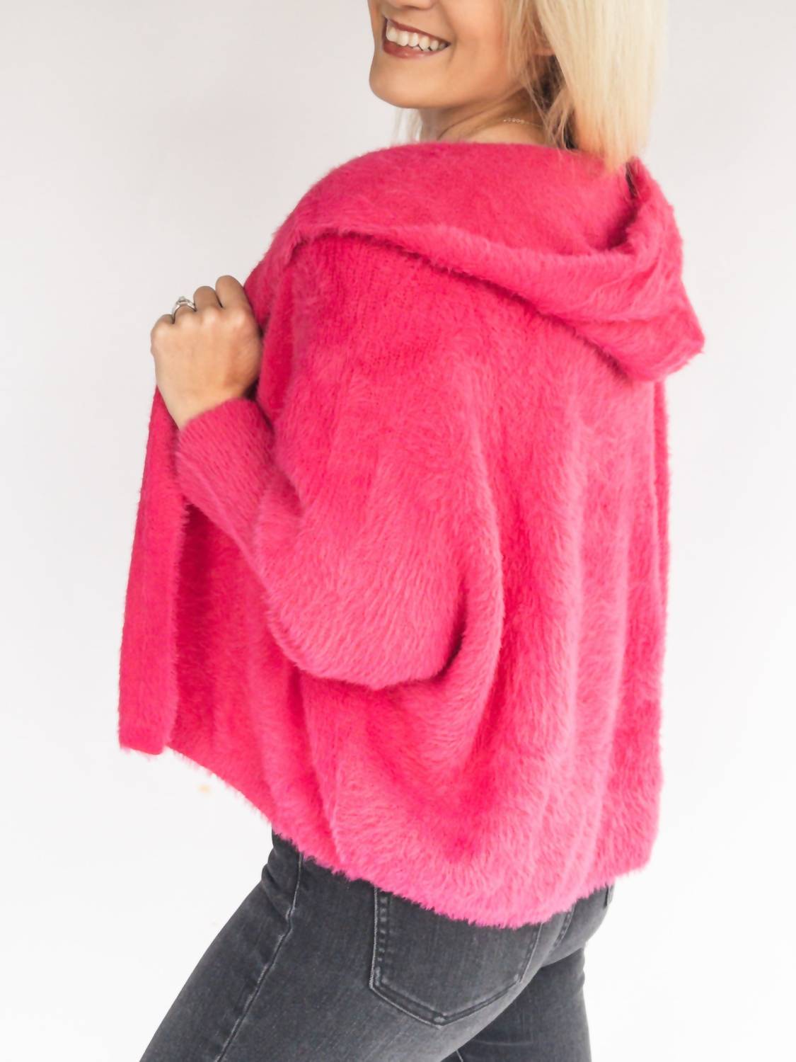 Madelyn - Fuzzy Cardigan