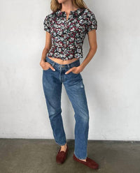 Ciao Lucia - Peony Printed top