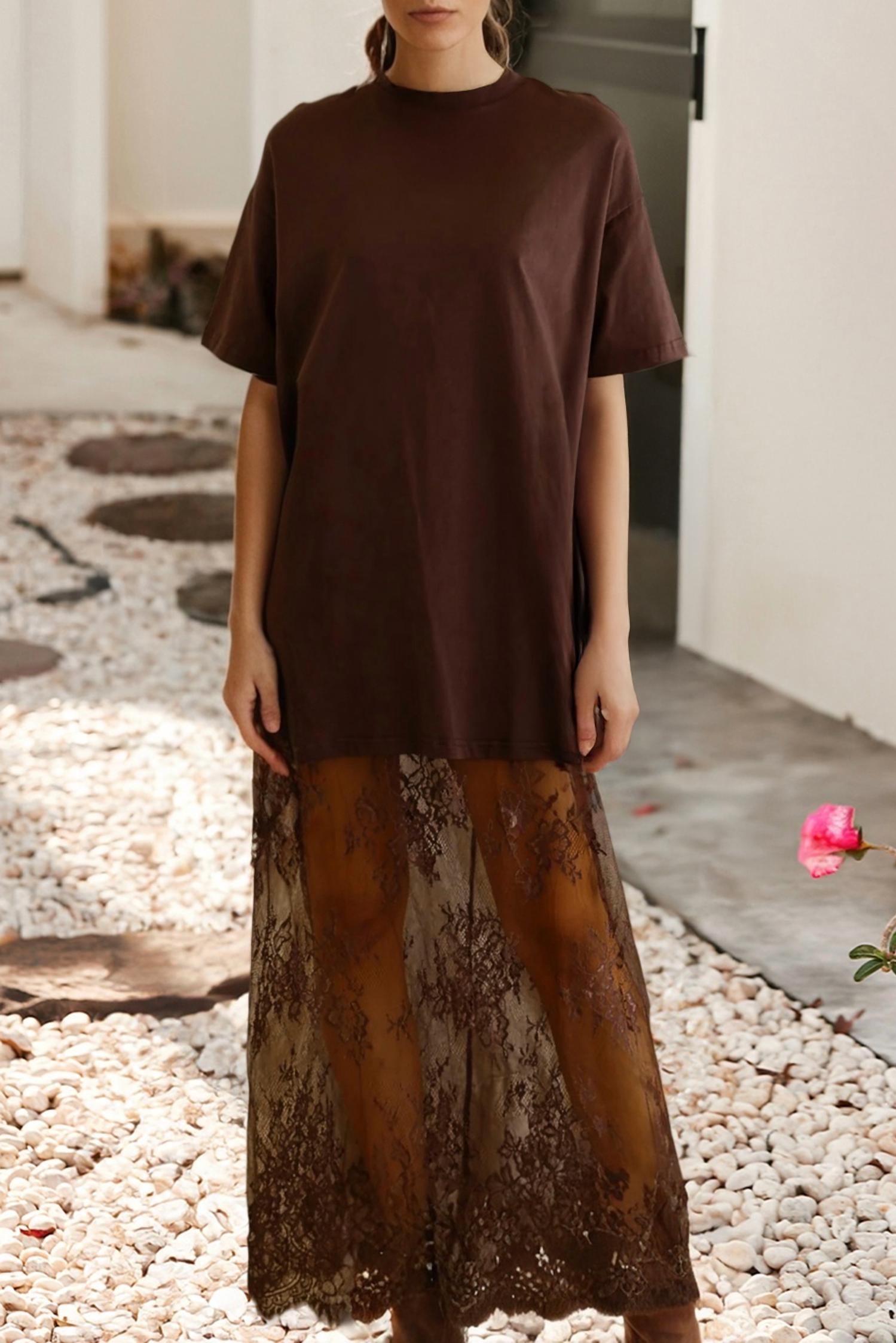 Little Daisy Closet - Short Sleeve Lace Dress