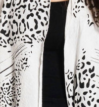 Adore - Abstract Animal Print Vest