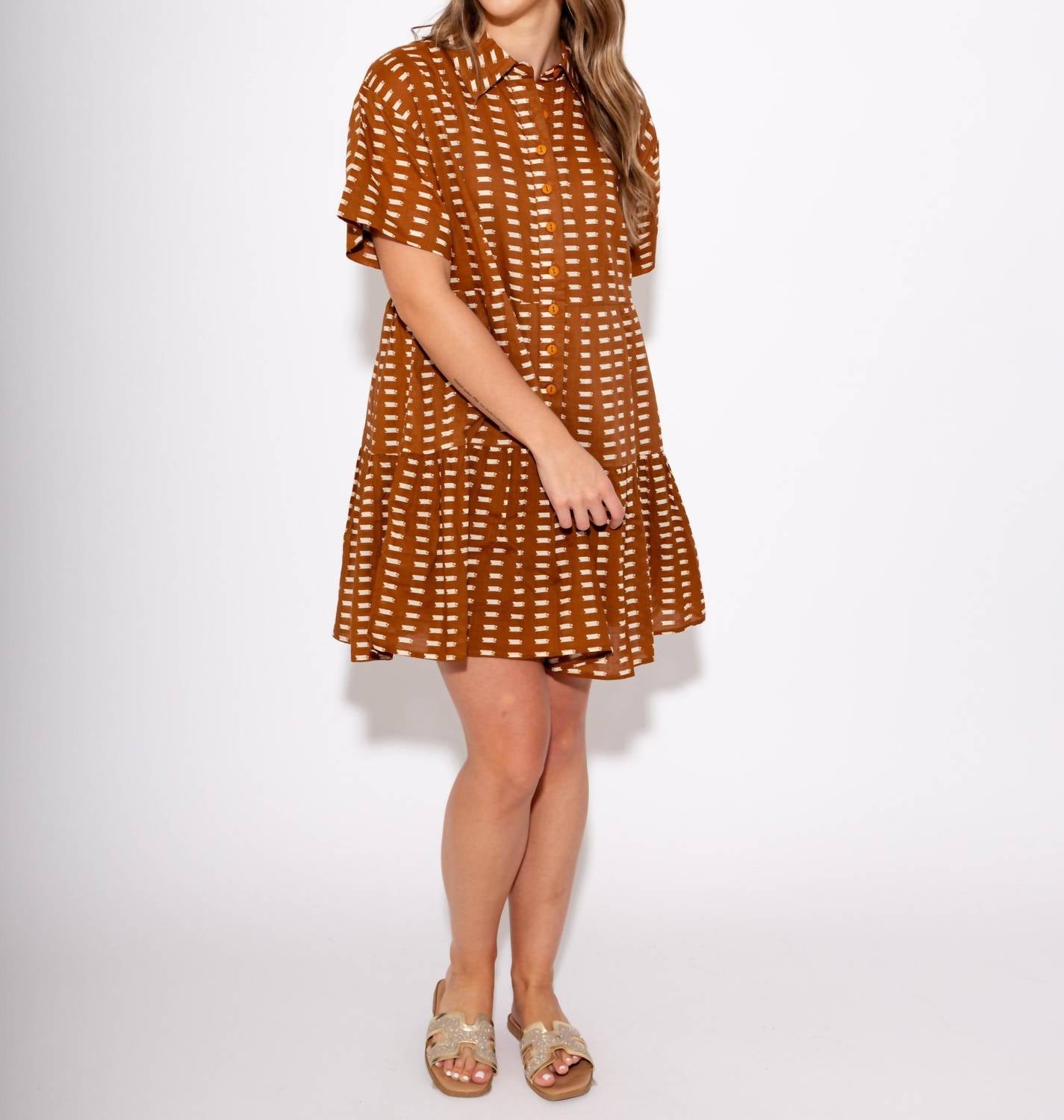 Ivy Jane - Long-sleeve Button-up Romper