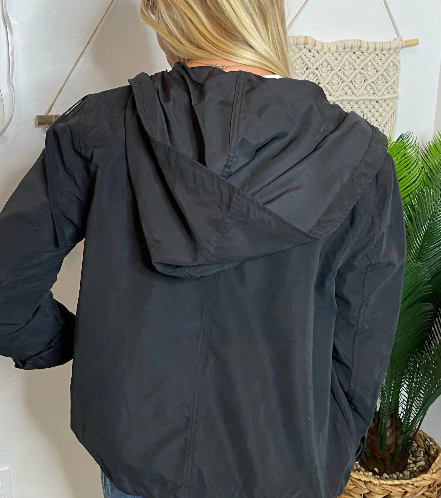 Blu Pepper - Wind Breaker In Regular & Curvy Jacket