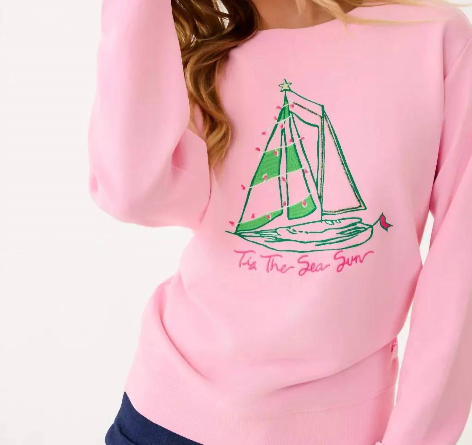 Lilly Pulitzer - Ballad Long Sleeve Cotton Sweatshirt