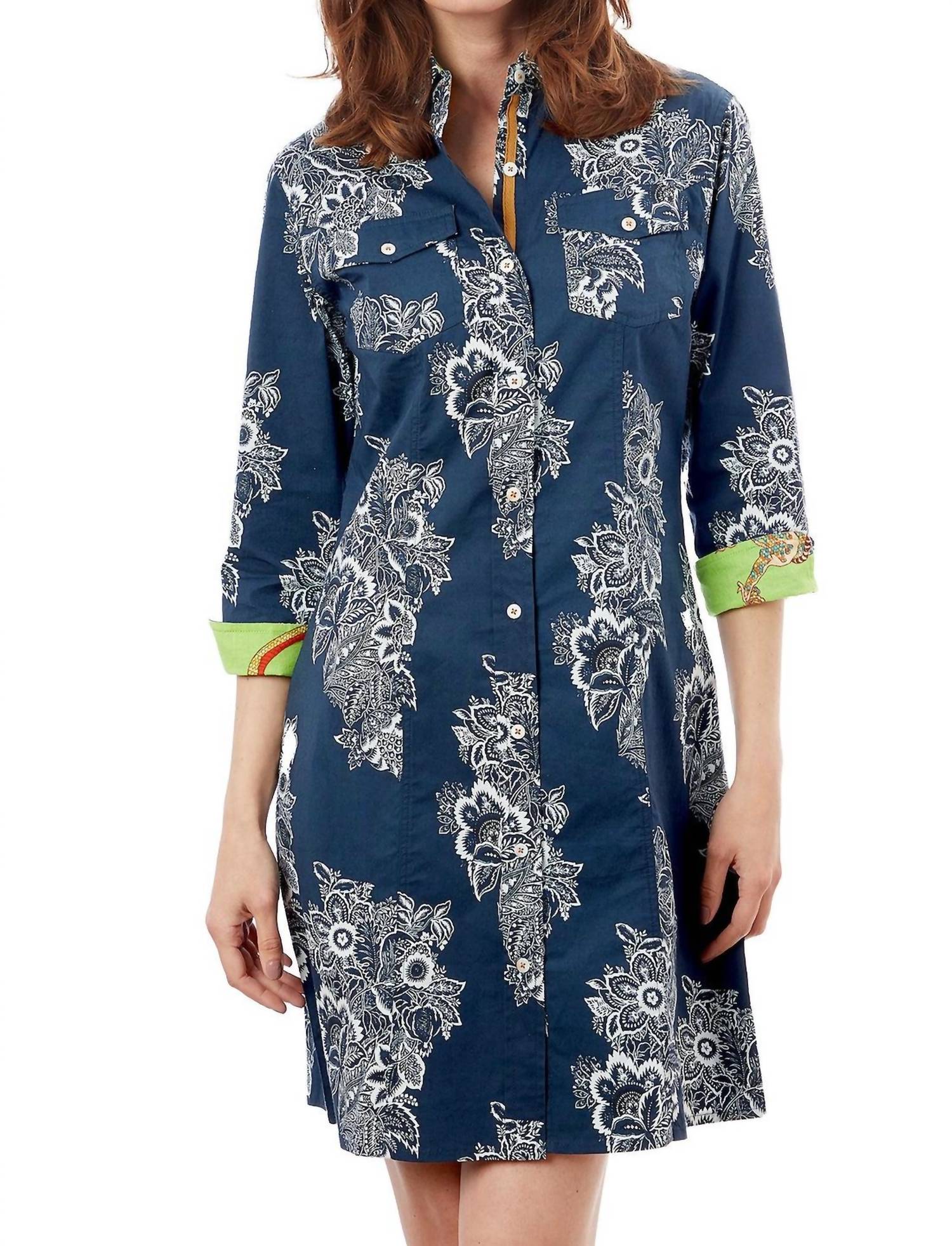 Dizzy-Lizzie - Sag Harbor Floral Print Dress