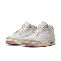 Jordan Men's Air Jordan 3 Retro Original Shoes in sail jade aura - men's sneaker - detail view