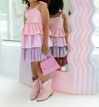 Lola + The Boys - Shimmer Bow Dress