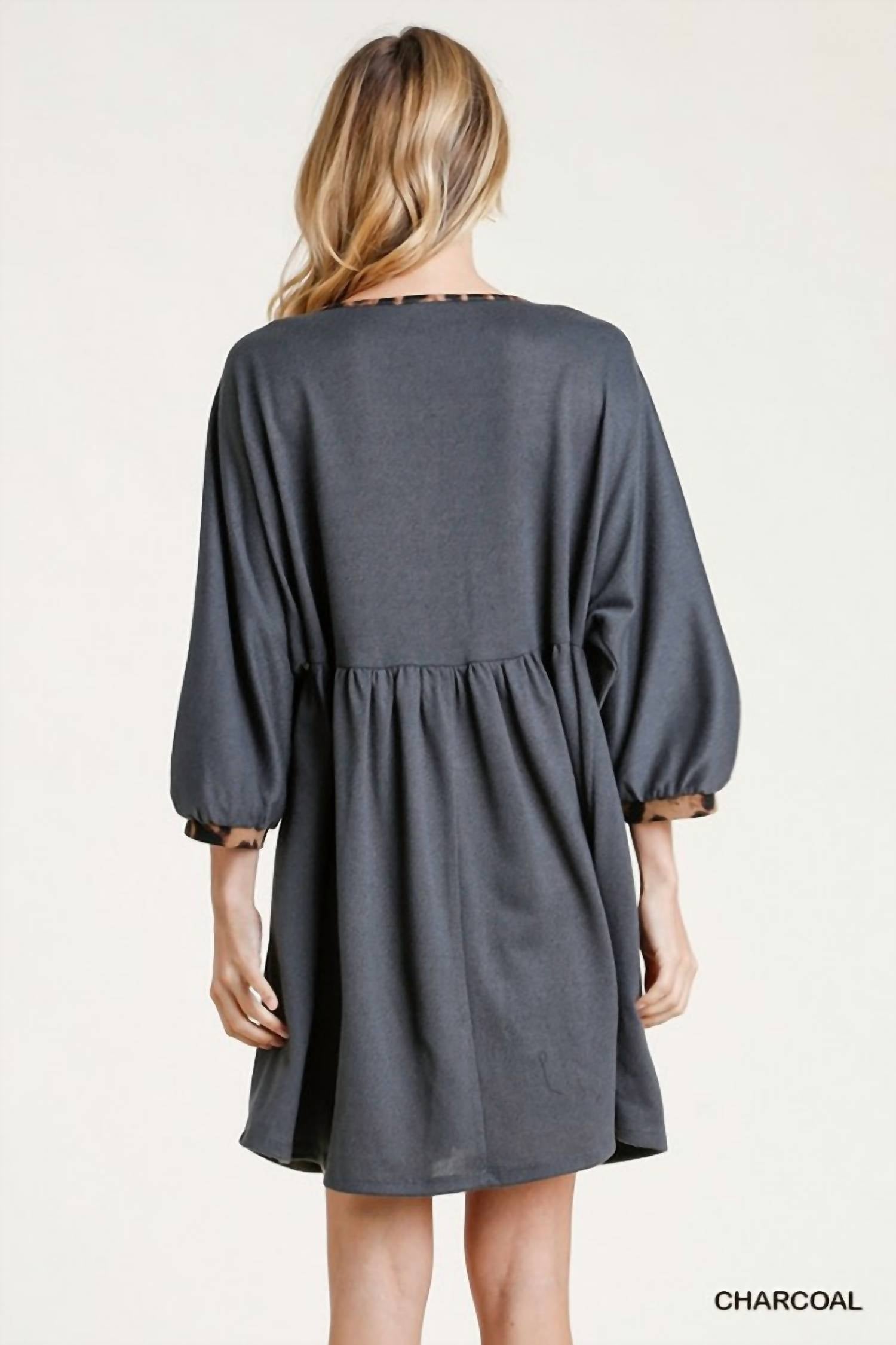 Umgee - Leopard Pocket Dress
