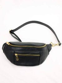 German Fuentes - Genuine Italian Leather Belt Bag