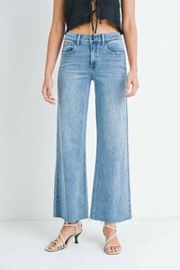 Just Usa - Longer Length Wide Leg Jeans