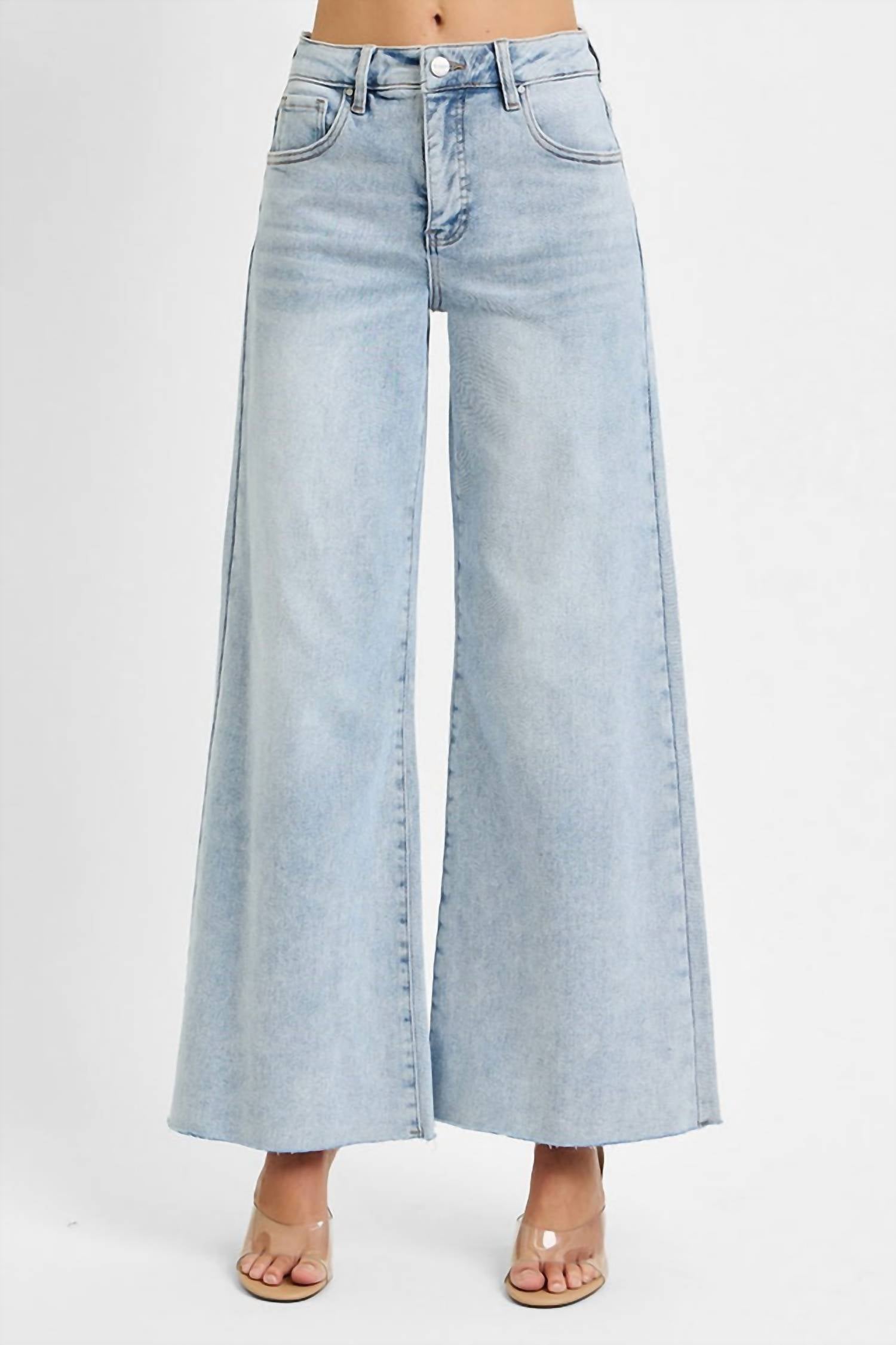 Risen - High Rise Wide Jeans