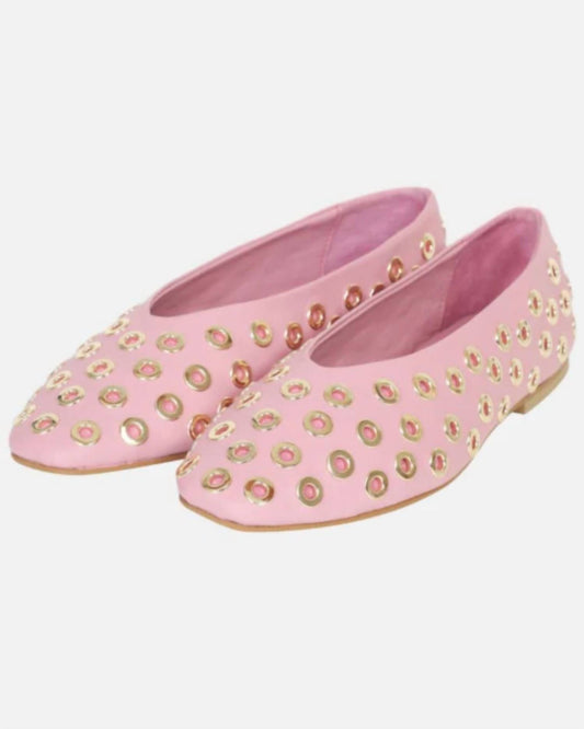Berenice - Women's Stud Ballerina Flats