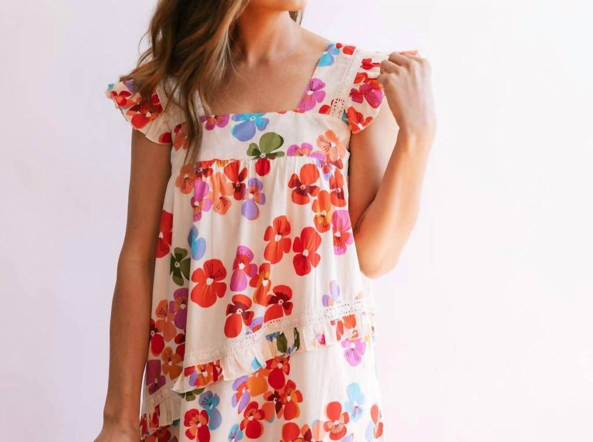 Sunshine Tienda - Women's Flower Olla Dress