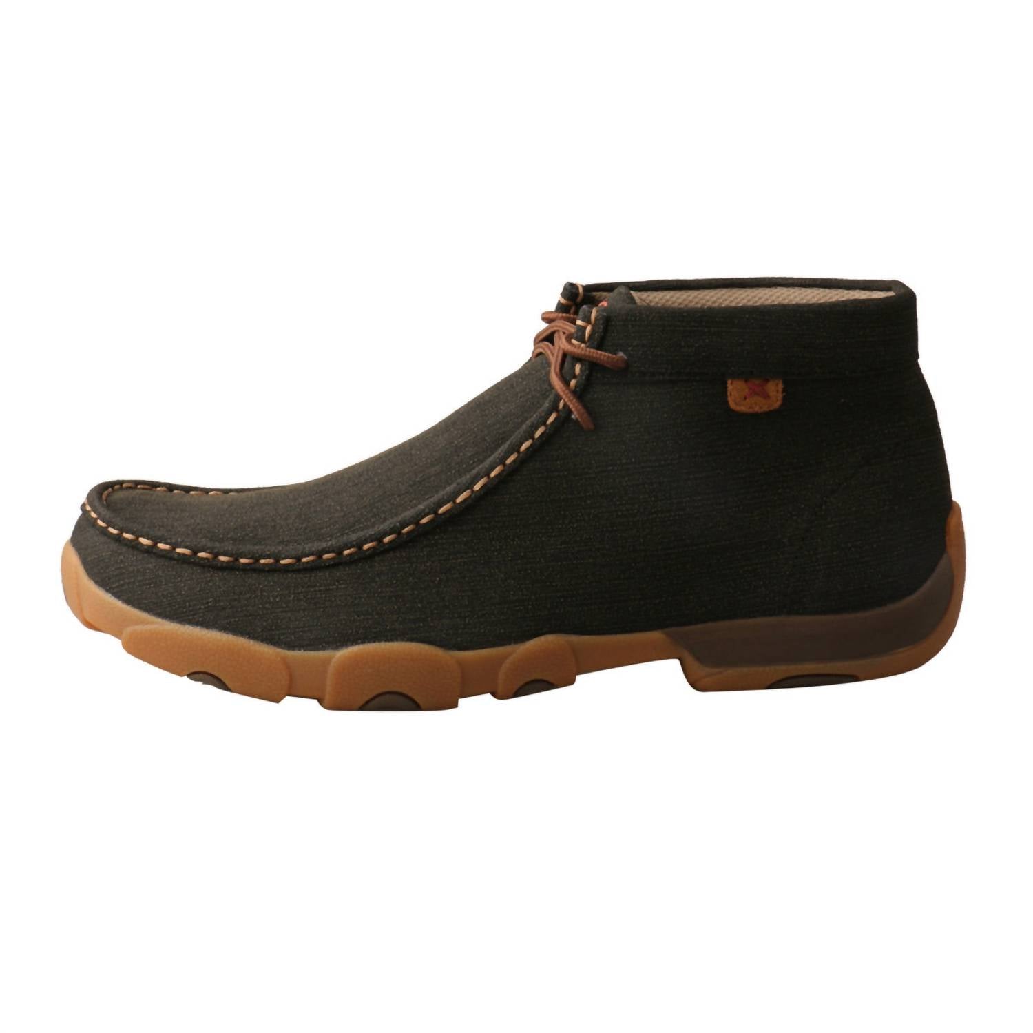 TWISTED X Men's Chukka Driving Moccasin in charcoal - men's sneaker - alternate view